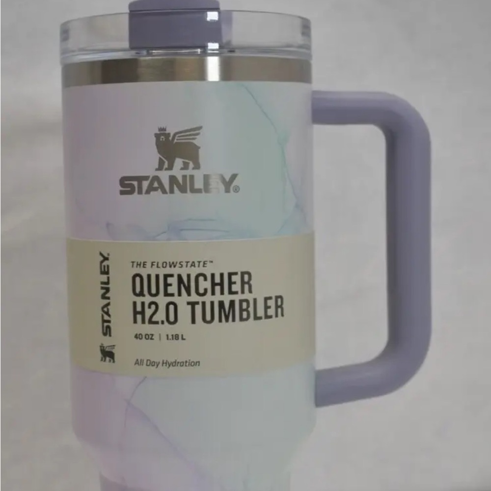 NWT STANLEY 40 OZ QUENCHER TUMBLER WATERCOLOR PURPLE DUSK